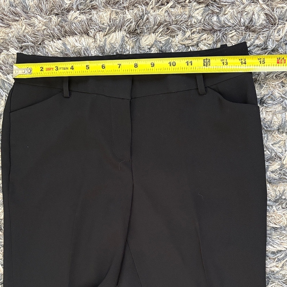 Anne Klein Elegant Black Peplum Pantsuit, Size 0P, Waist 28” - Picture 13 of 14
